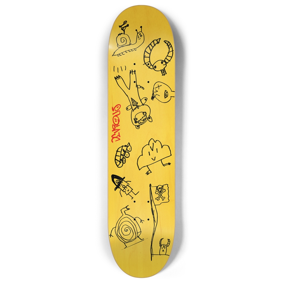 8" Devious Doodles Skateboard Deck